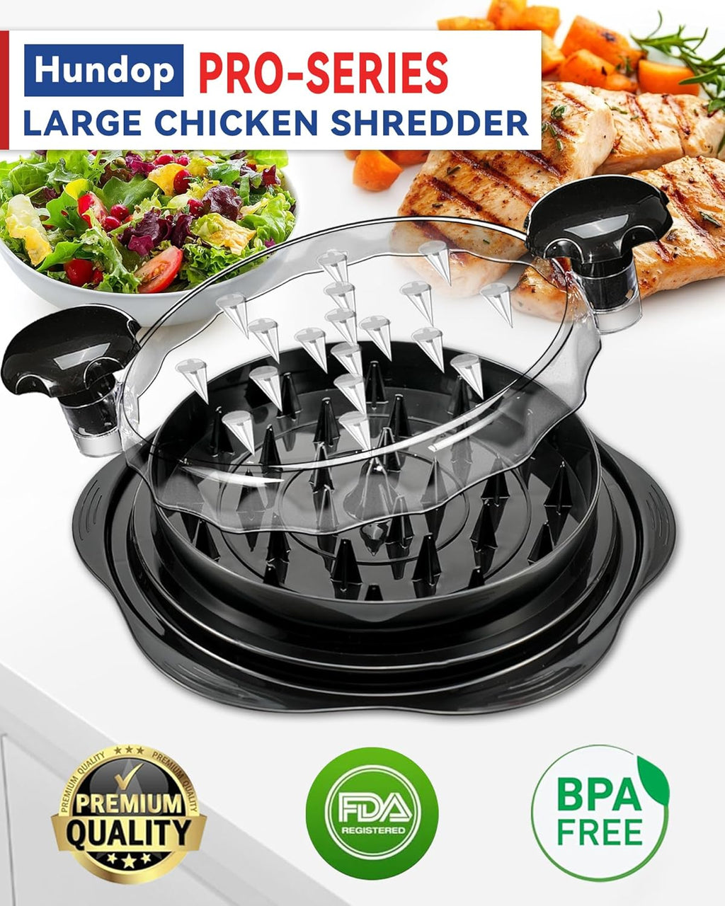 Manual Chicken Shredder & Grinder Tool