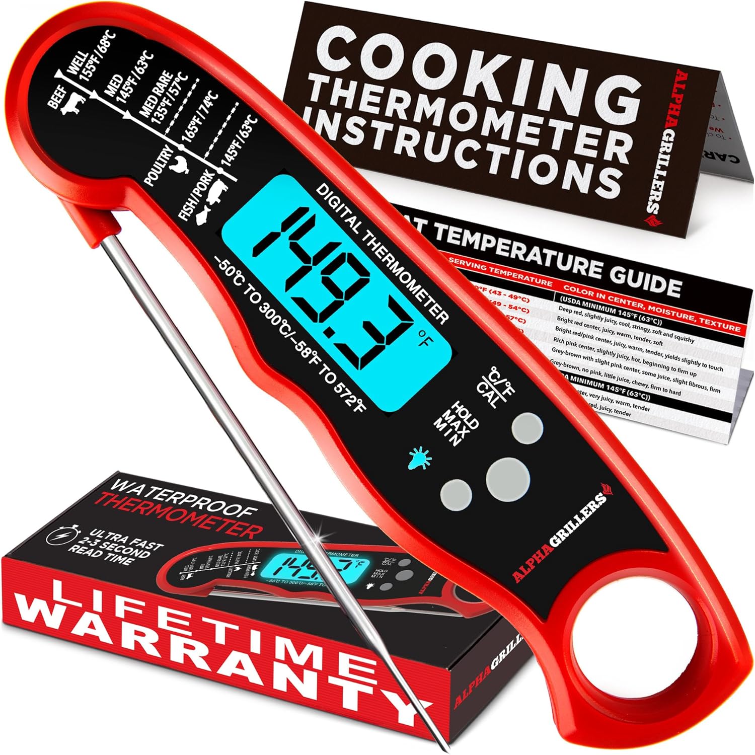 Digital Instant-Read Meat Thermometer