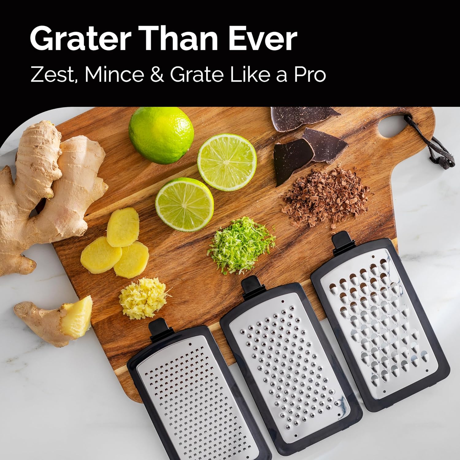 Cheese & Vegetable Grater with Garlic Crusher